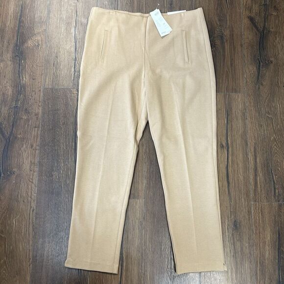 🆕 Chico’s SO SLIMMING So Slimming Juliet Ankle Pants In Tan SZ 2/12 - Picture 3 of 6